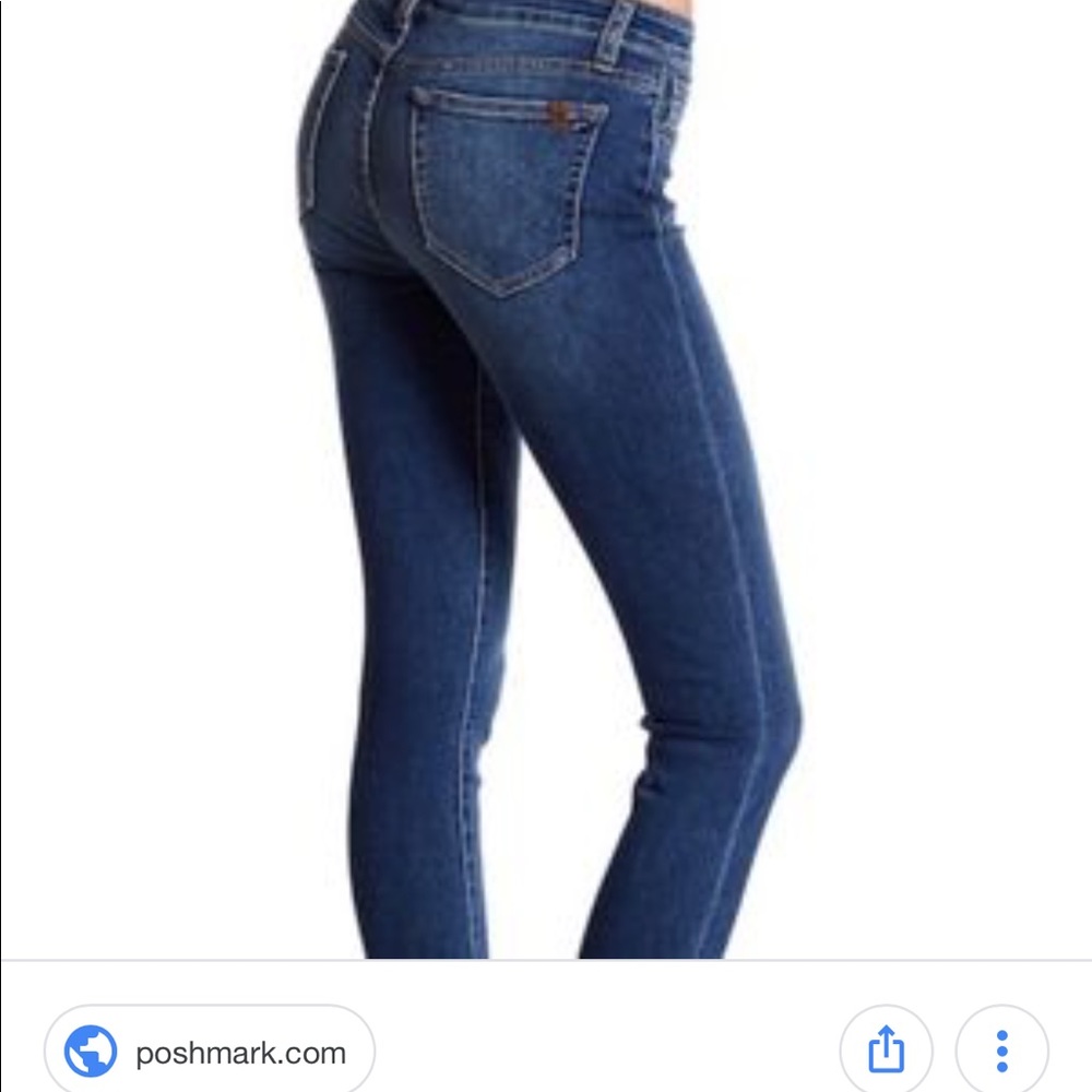 JOE'S ROLLED CROP SKINNY LEG JEANS SIZE 25!!  NWT